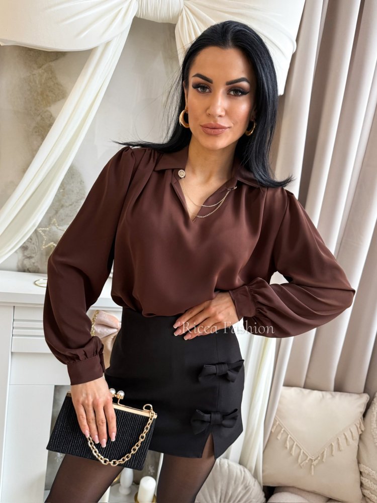 Koszula ALISHA, chocolate