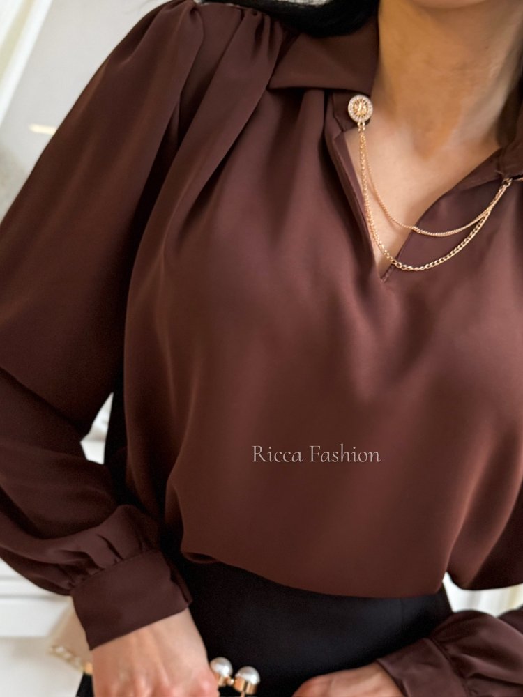 Koszula ALISHA, chocolate