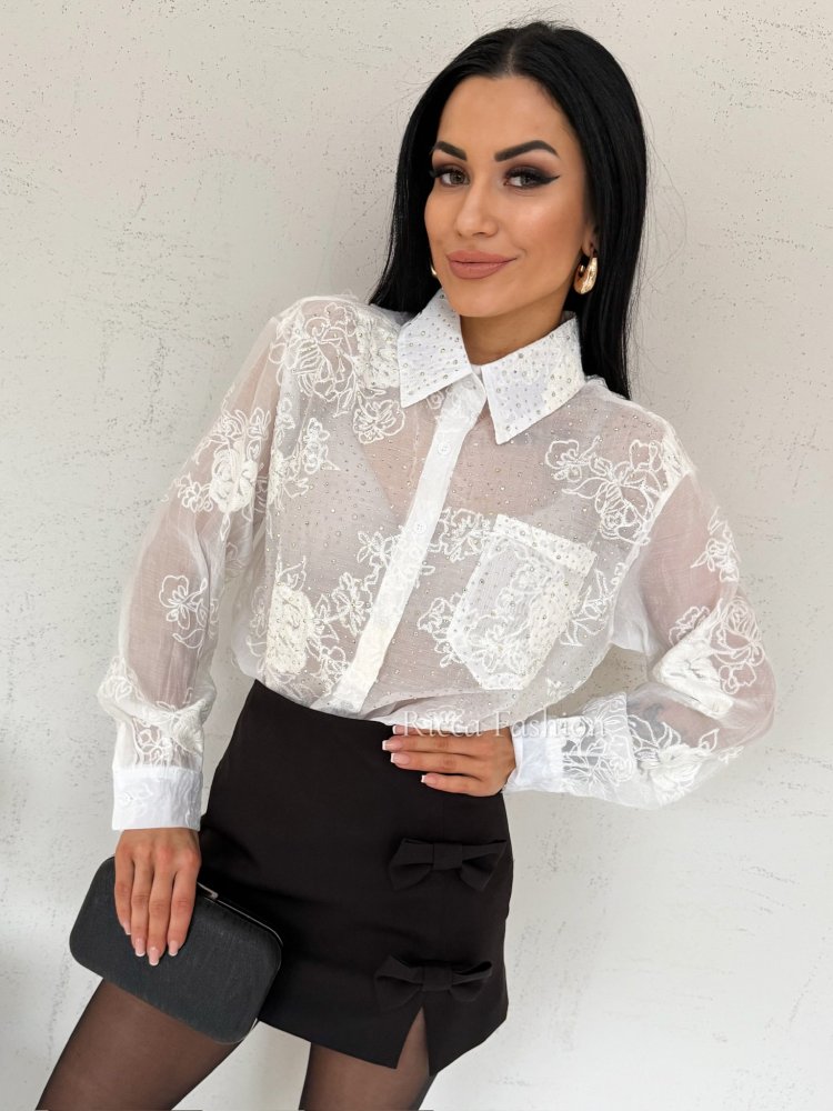 Koszula z błyszczącymi...