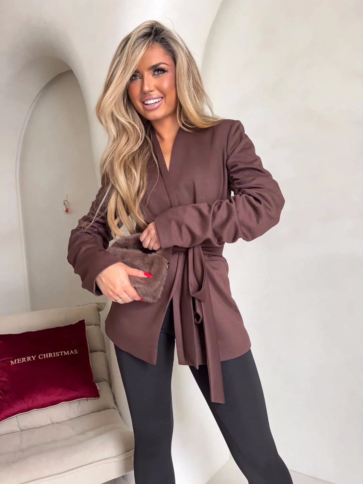 Marynarka ISABELLE, czekolada