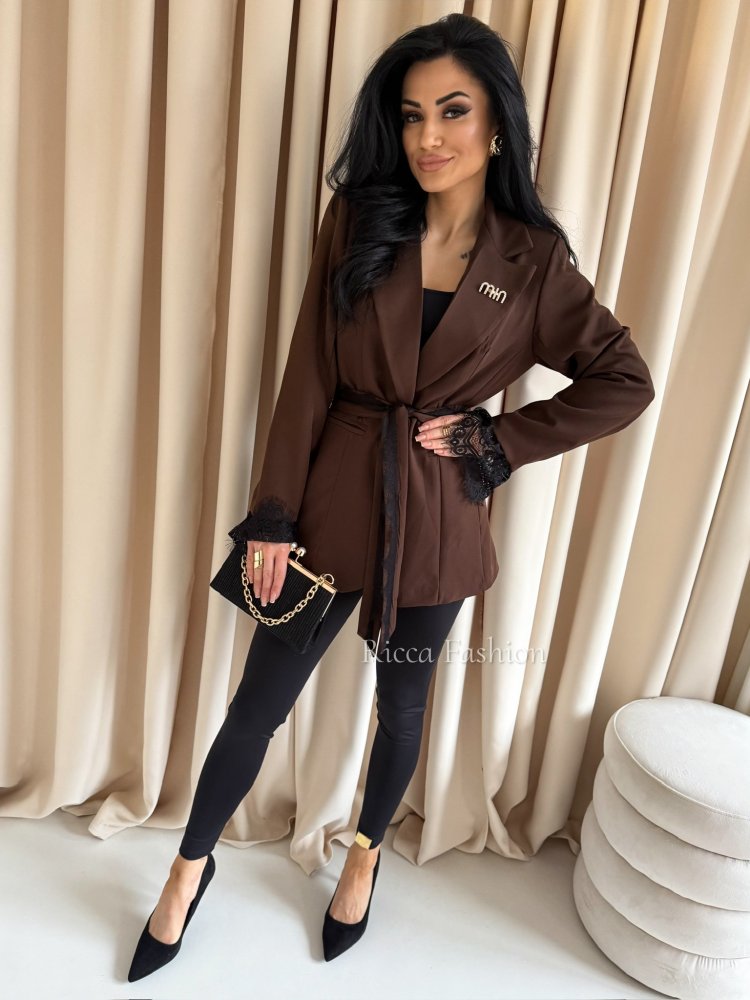 Marynarka z koronką ALAIA,...