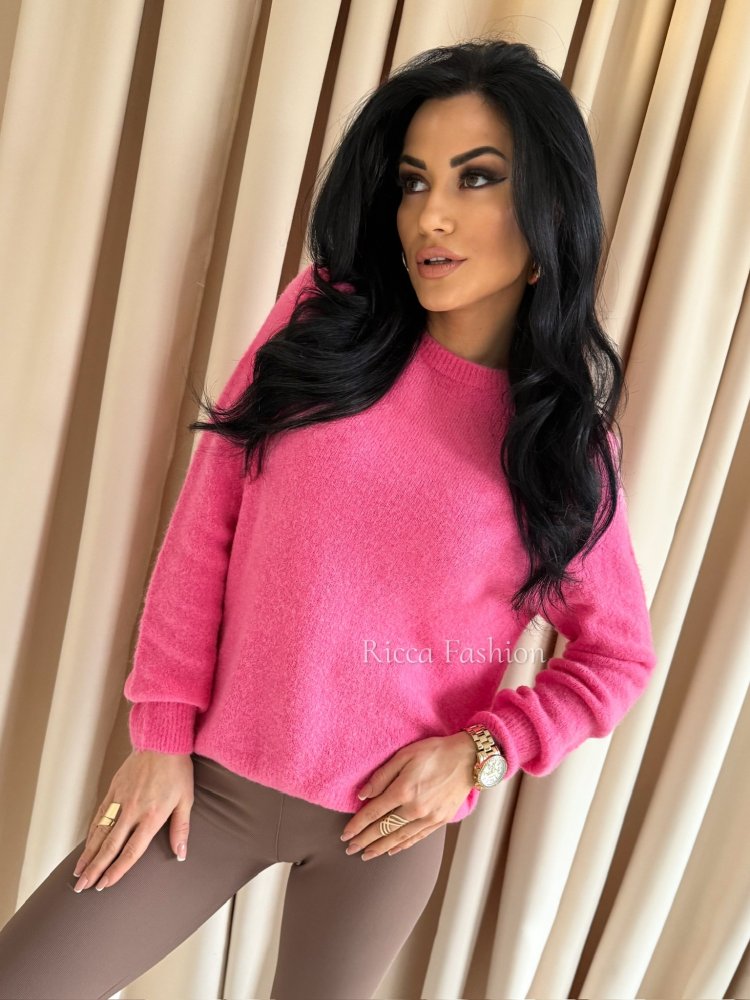 Sweter z baby alpaką CLAUDIO, landrynka