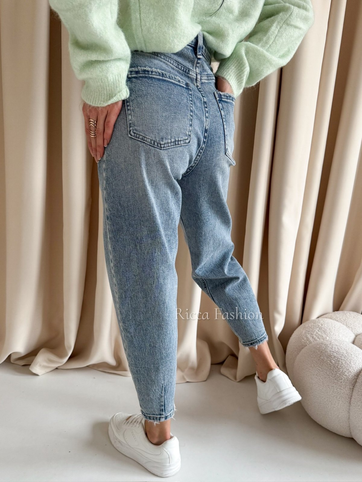 Spodnie balloon POLLE, blue