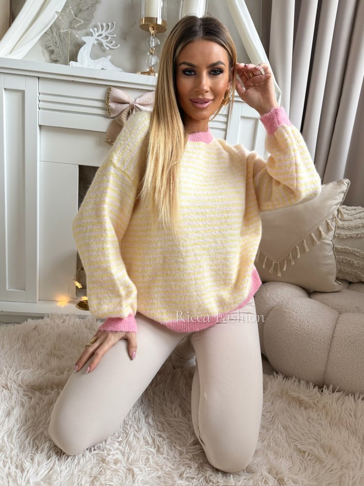 Sweter z wełną MARIT,...