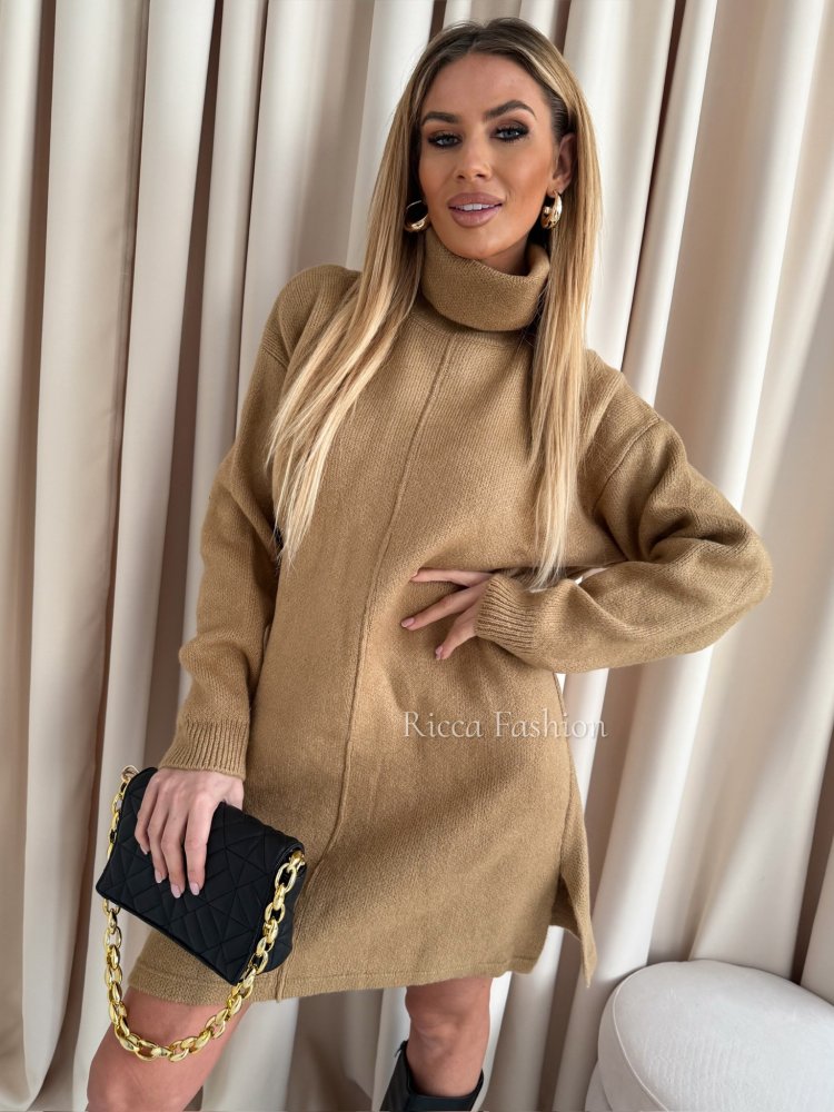 Golf/sukienka SASHA, carmel