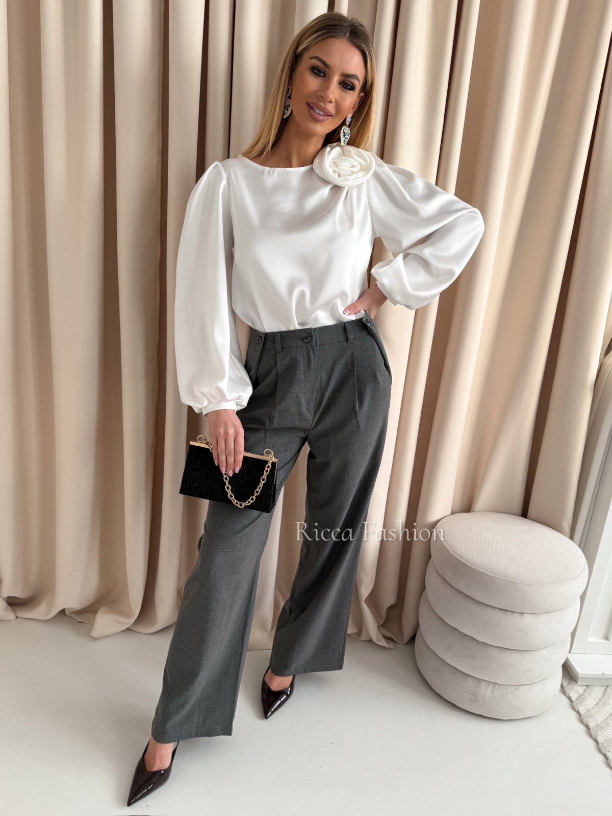 Spodnie CAPRI, graphite