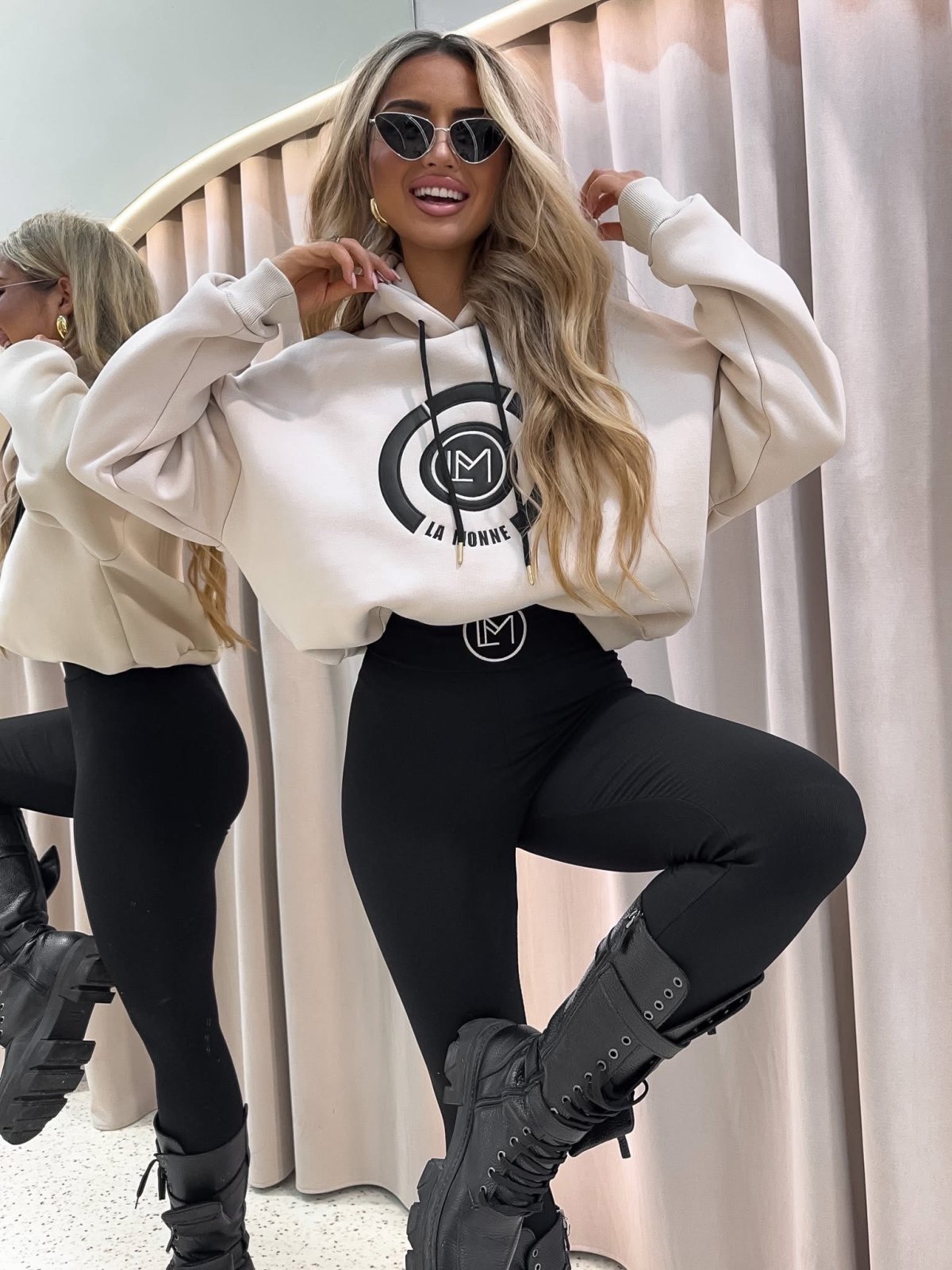 Bluza dresowa LAMONNE, beige