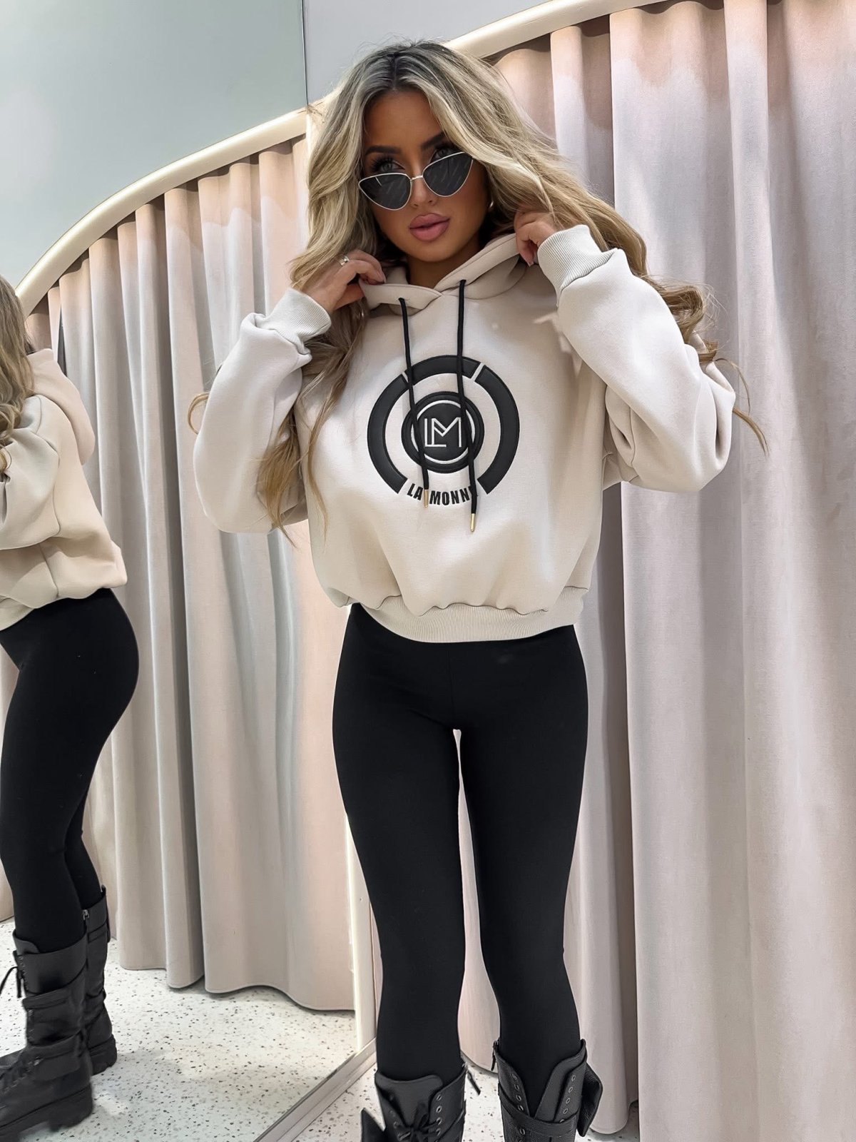 Bluza dresowa LAMONNE, beige