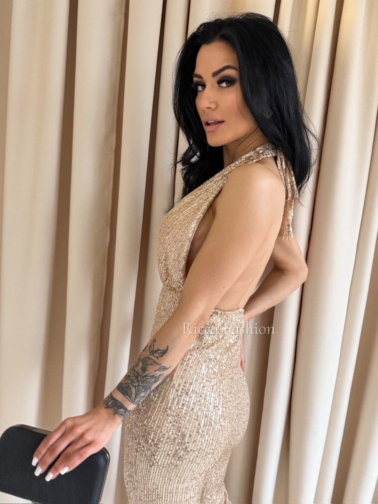 Kombinezon cekinowy...