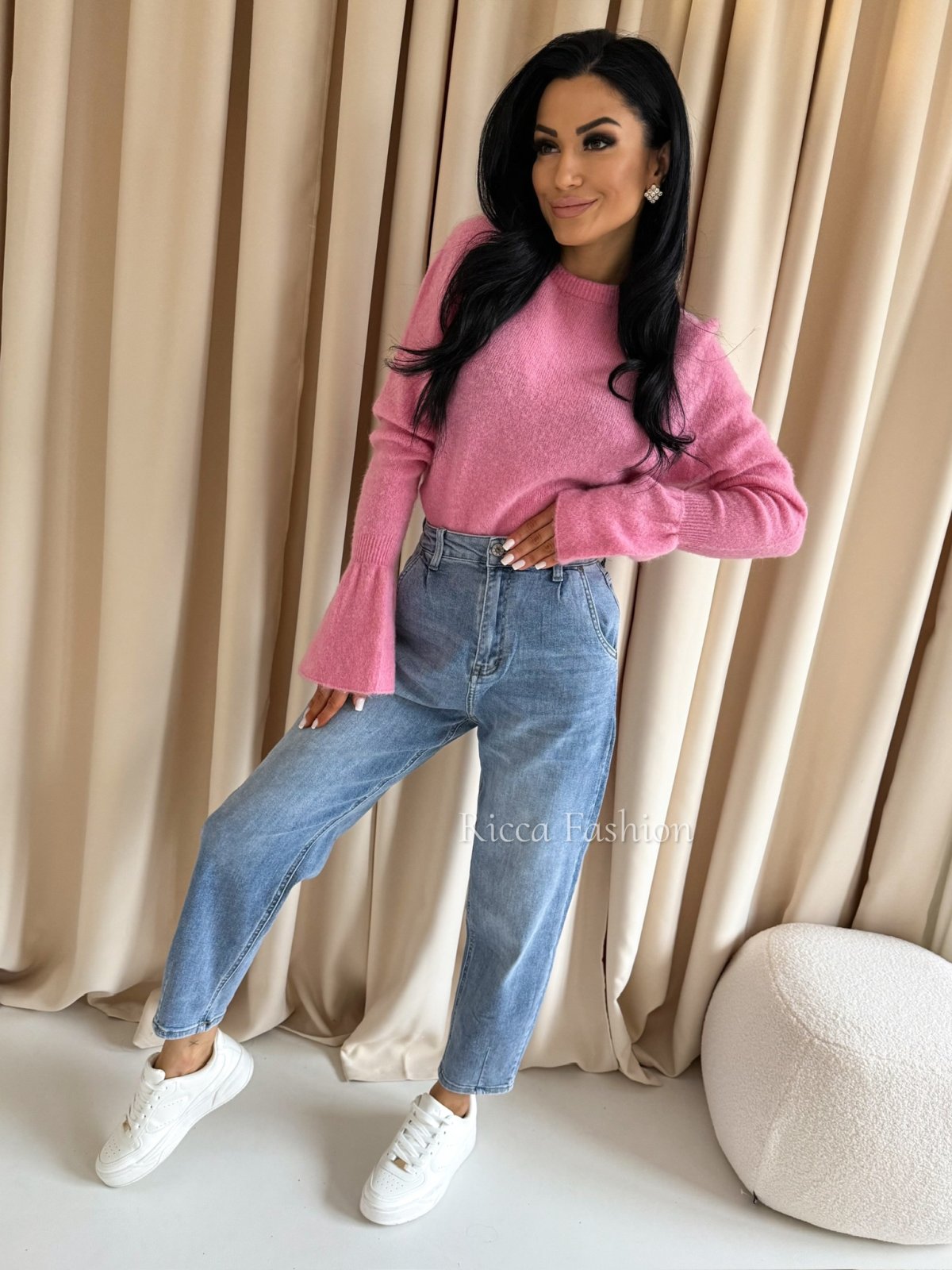 Spodnie balloon POLLE, blue