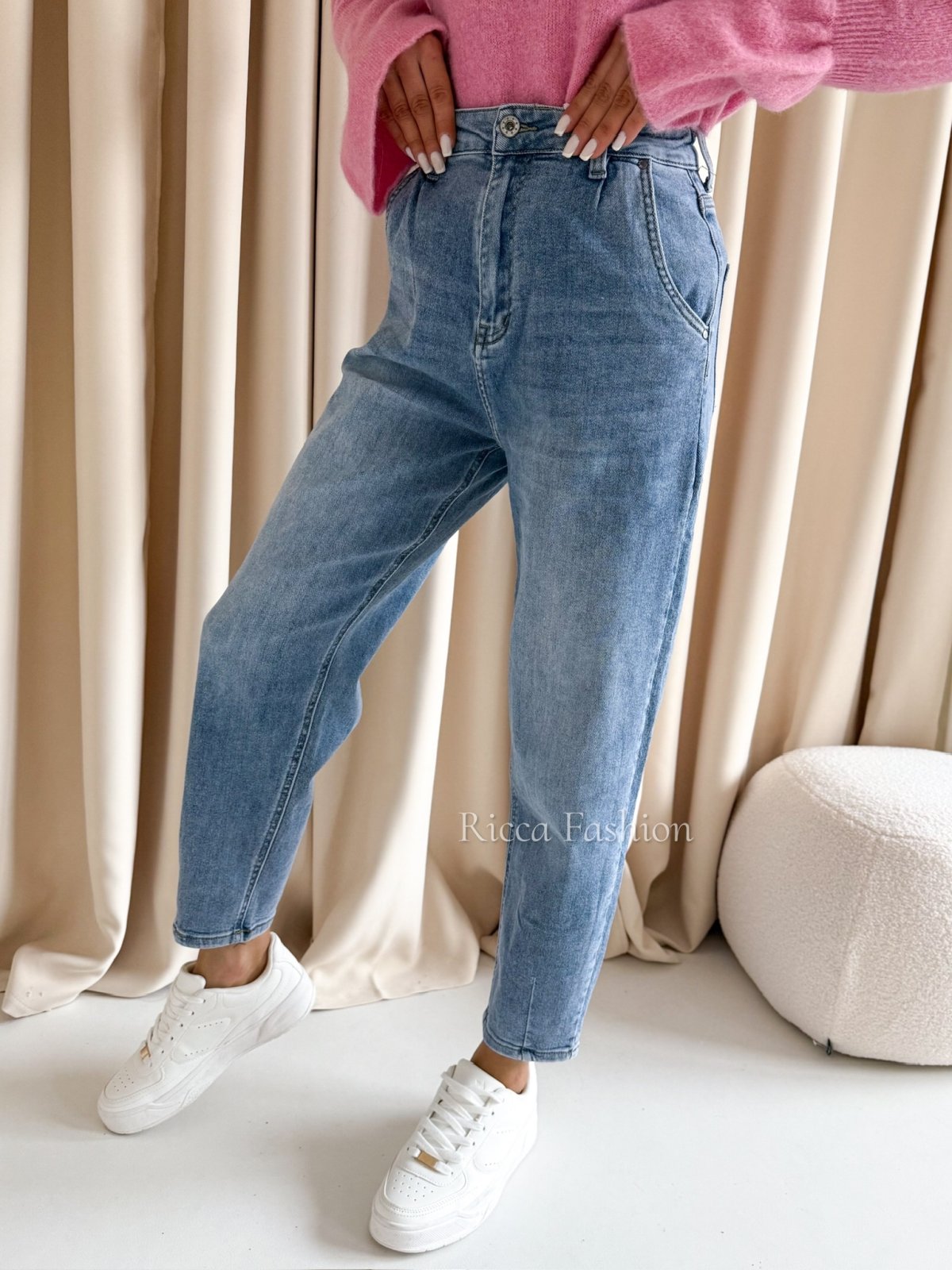 Spodnie balloon POLLE, blue