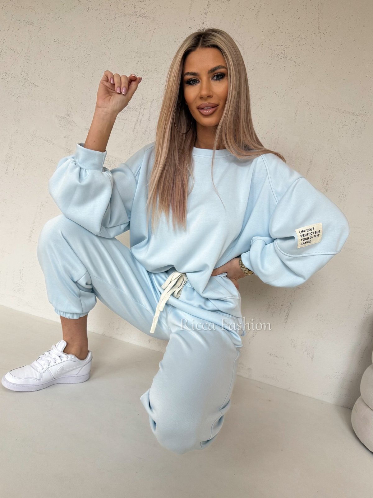 Komplet masełkowy AMORE Spring, baby blue