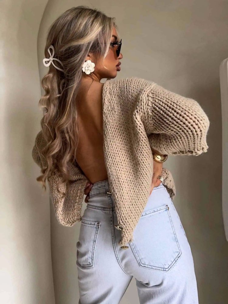 Kardigan z wełną ROYAL,...