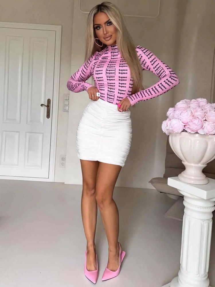 Bluzka SECOND MIU, jasny róż