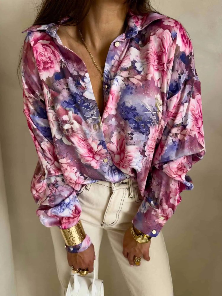 Koszula OVER SPRING, piwonia