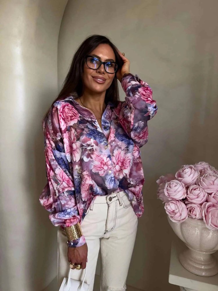 Koszula OVER SPRING, piwonia