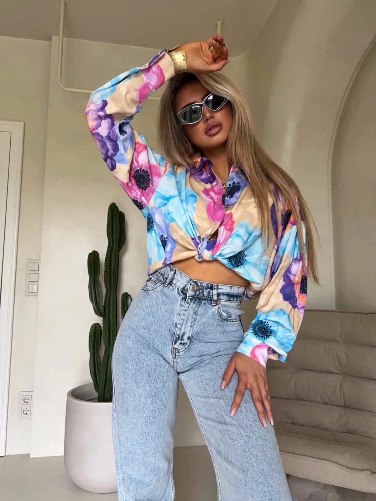 Koszula OVER SPRING, flowers