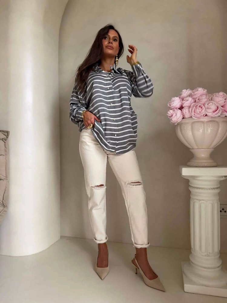 Koszula OVER SPRING, szara