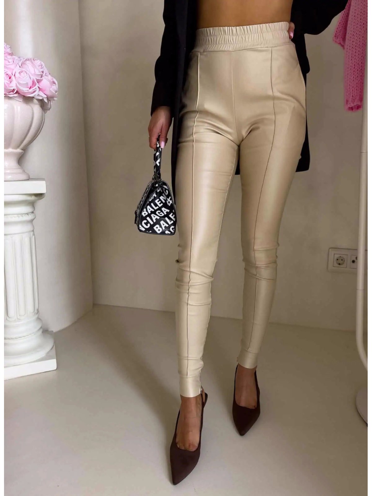 Spodnie ROYAL, złoty beż