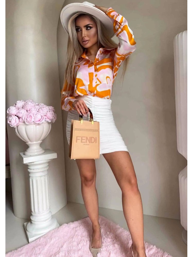 Koszula GOSSIP, pomarańcz-róż