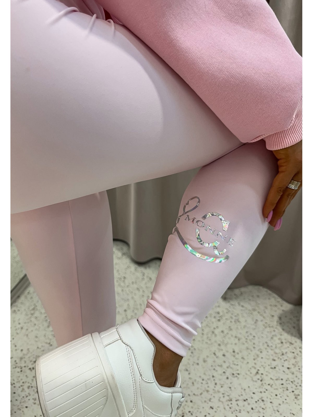 Komplet premium HOLO, light pink