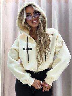 Bluza dresowa MONALISA, butter yellow