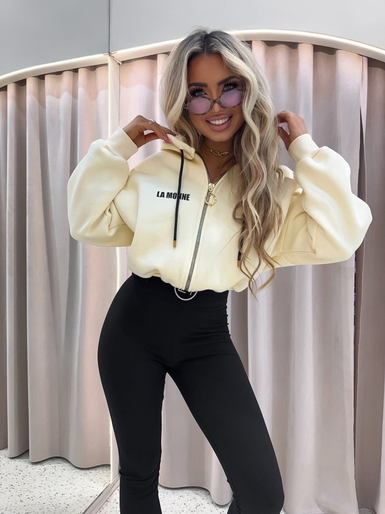 Bluza dresowa MONALISA, butter yellow