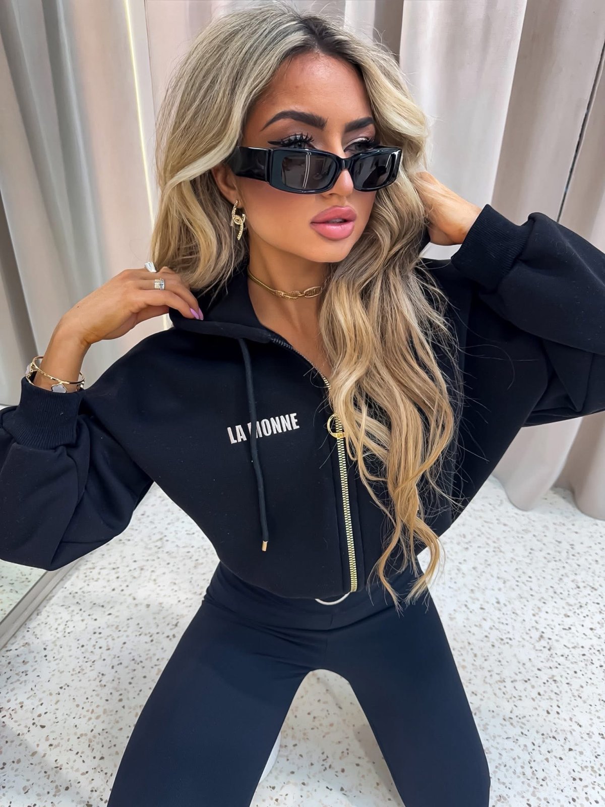 Bluza dresowa MONALISA, black