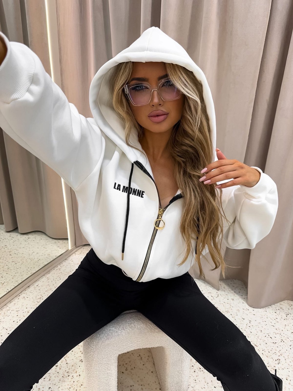 Bluza dresowa MONALISA, white