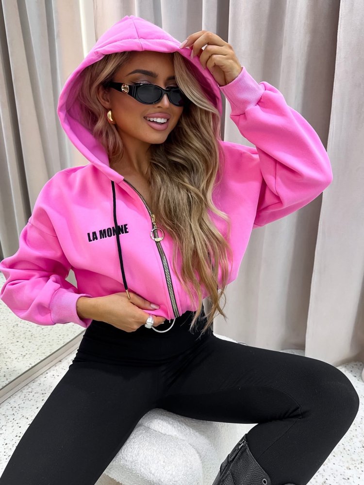 Bluza dresowa MONALISA, barbie pink