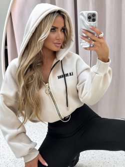 Bluza dresowa MONALISA, nude