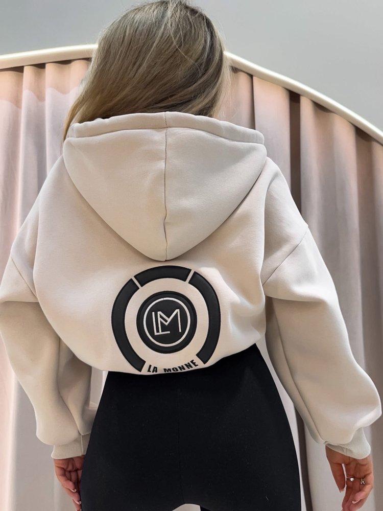 Bluza dresowa MONALISA, nude