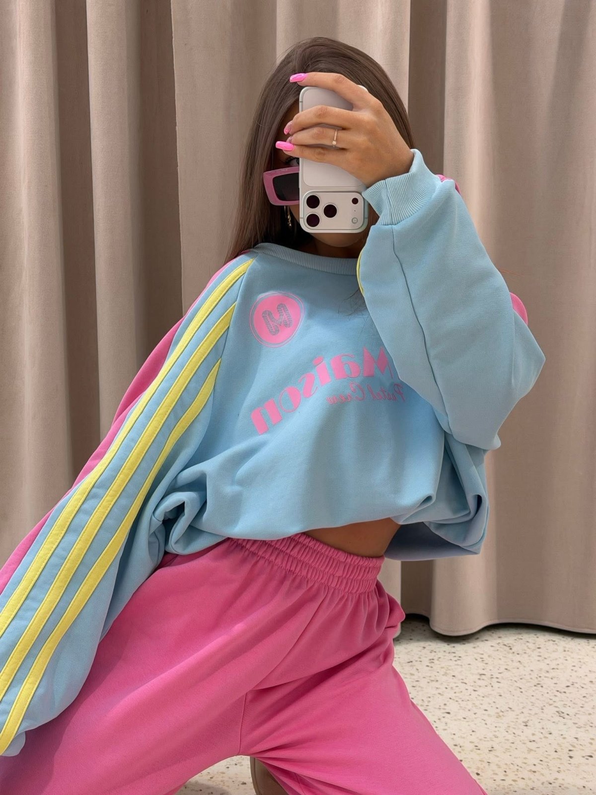 Komplet premium PASTELLO, blue/pink