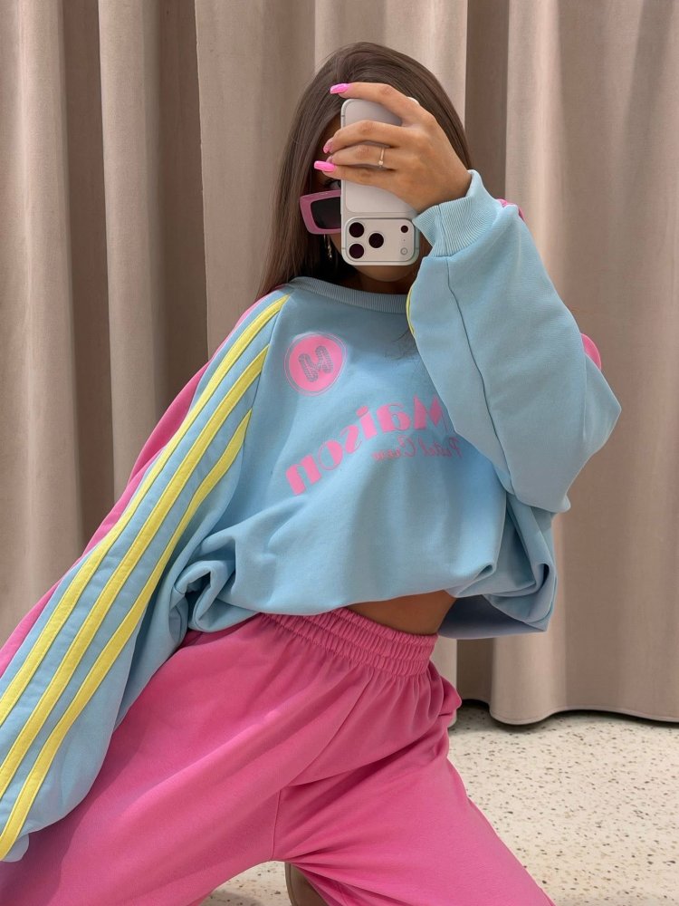 Komplet premium PASTELLO, blue/pink