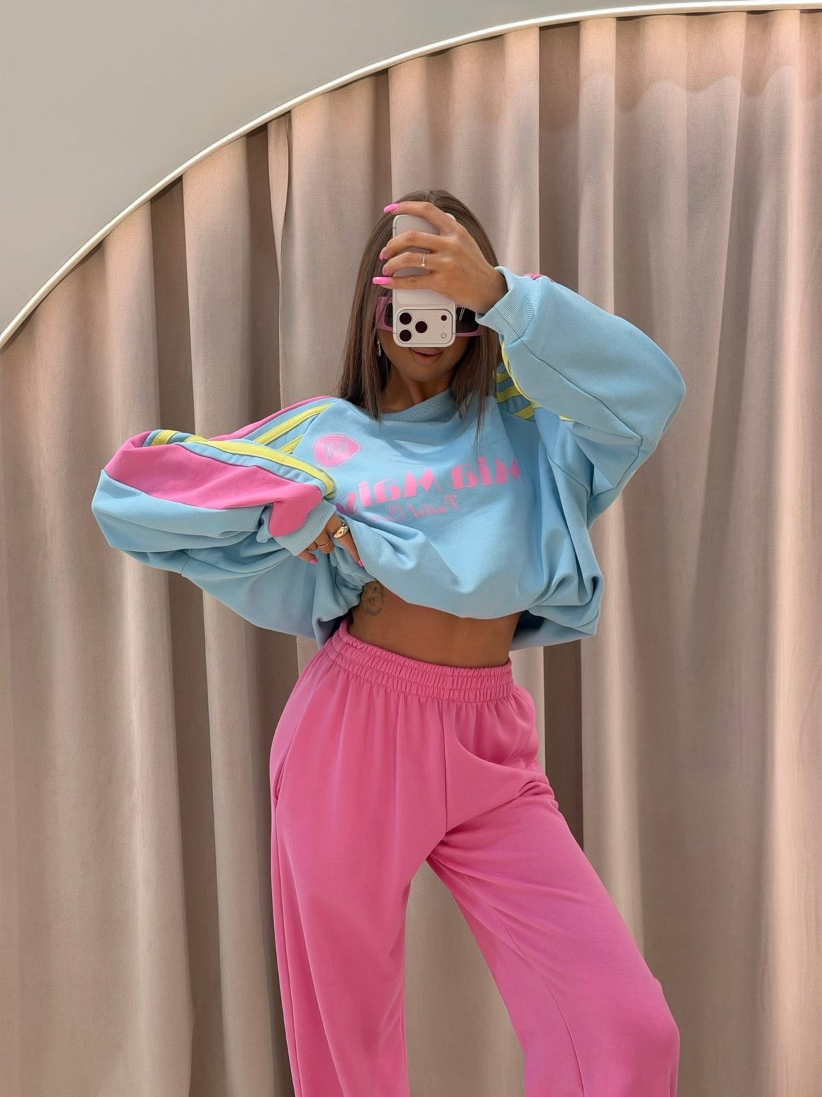 Komplet premium PASTELLO, blue/pink