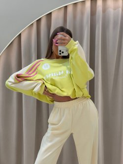 Komplet premium PASTELLO, yellow/cream