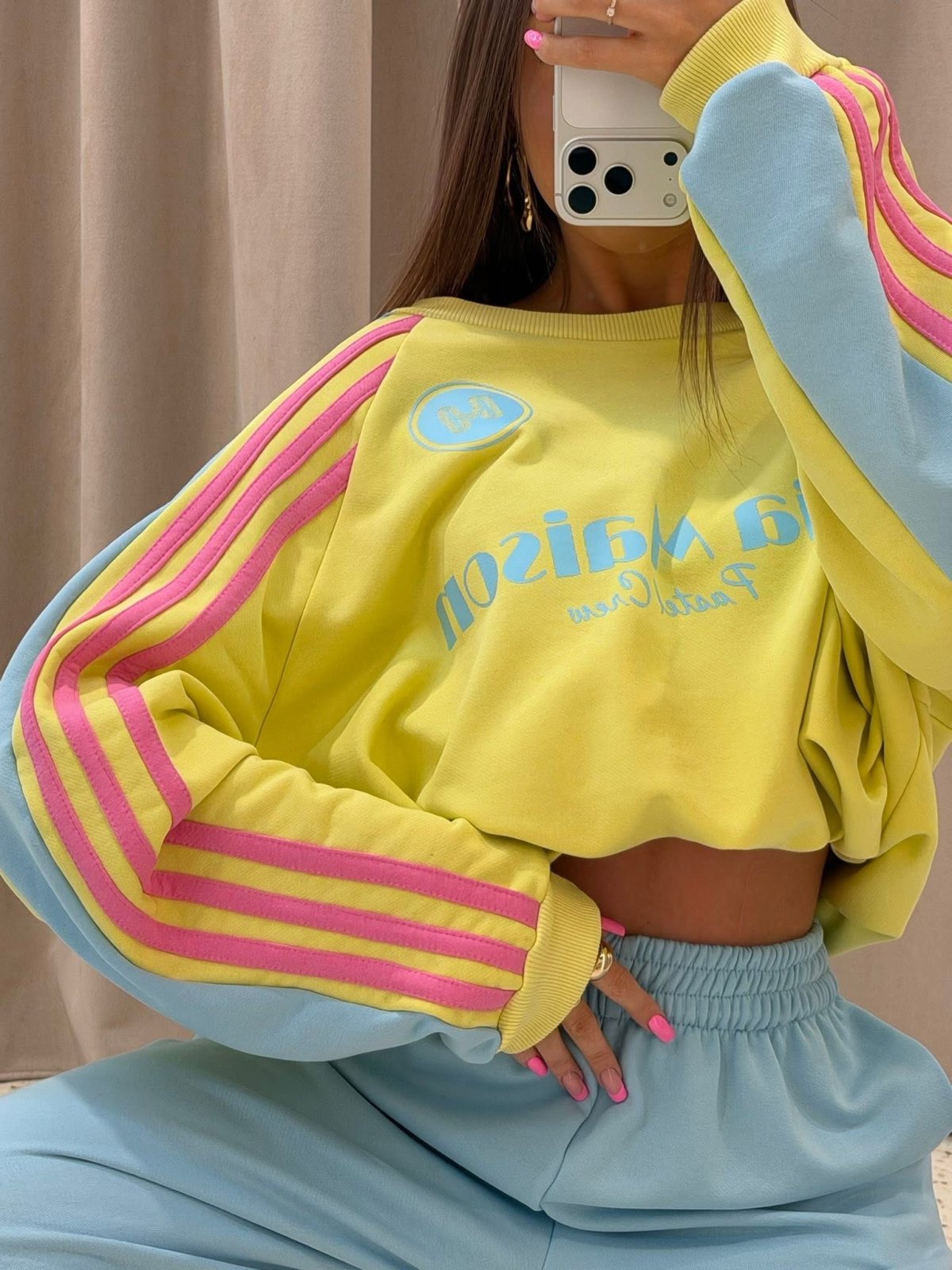 Komplet premium PASTELLO, yellow/blue