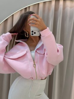 Bluza dresowa MADELYN, light pink