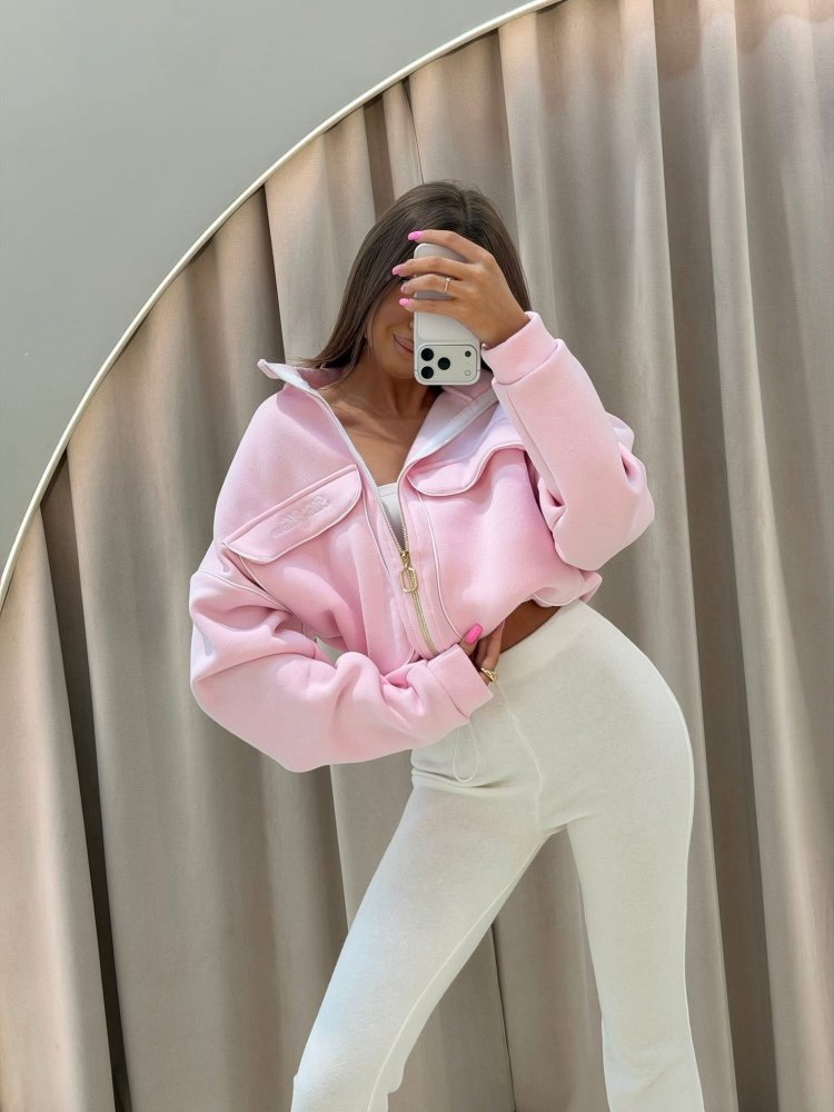 Bluza dresowa MADELYN, light pink