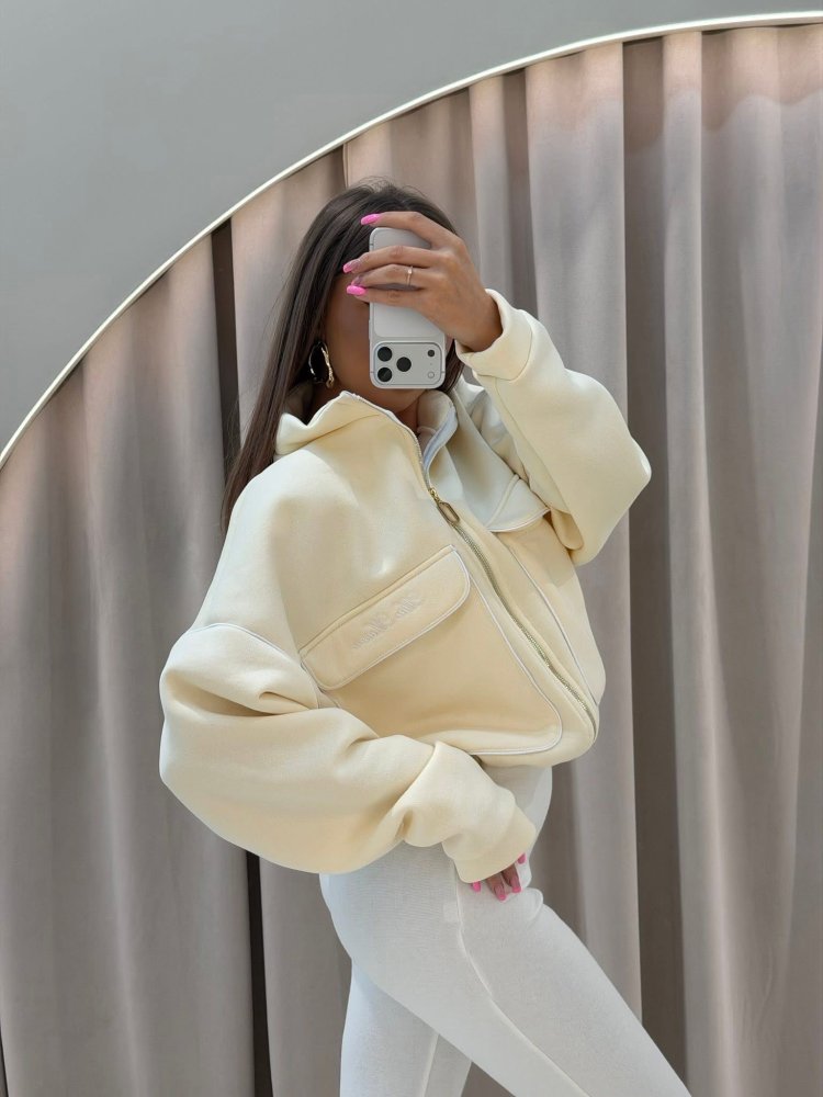 Bluza dresowa MADELYN, cream