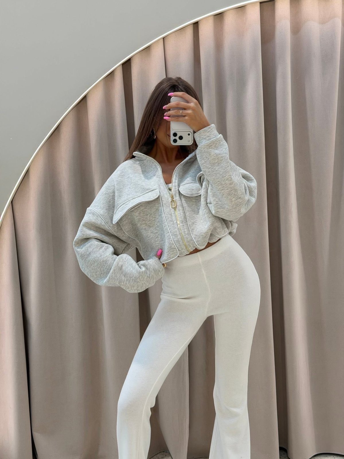 Bluza dresowa MADELYN, gray melange