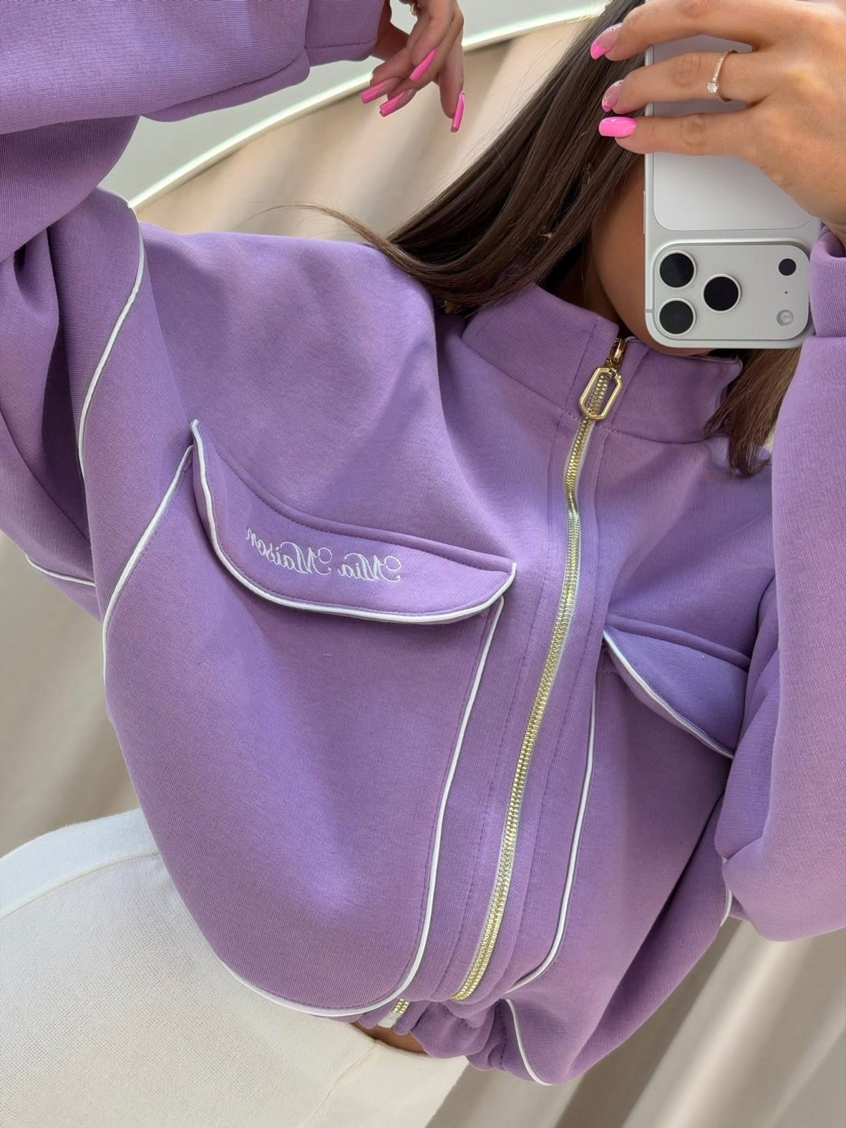 Bluza dresowa MADELYN, lila