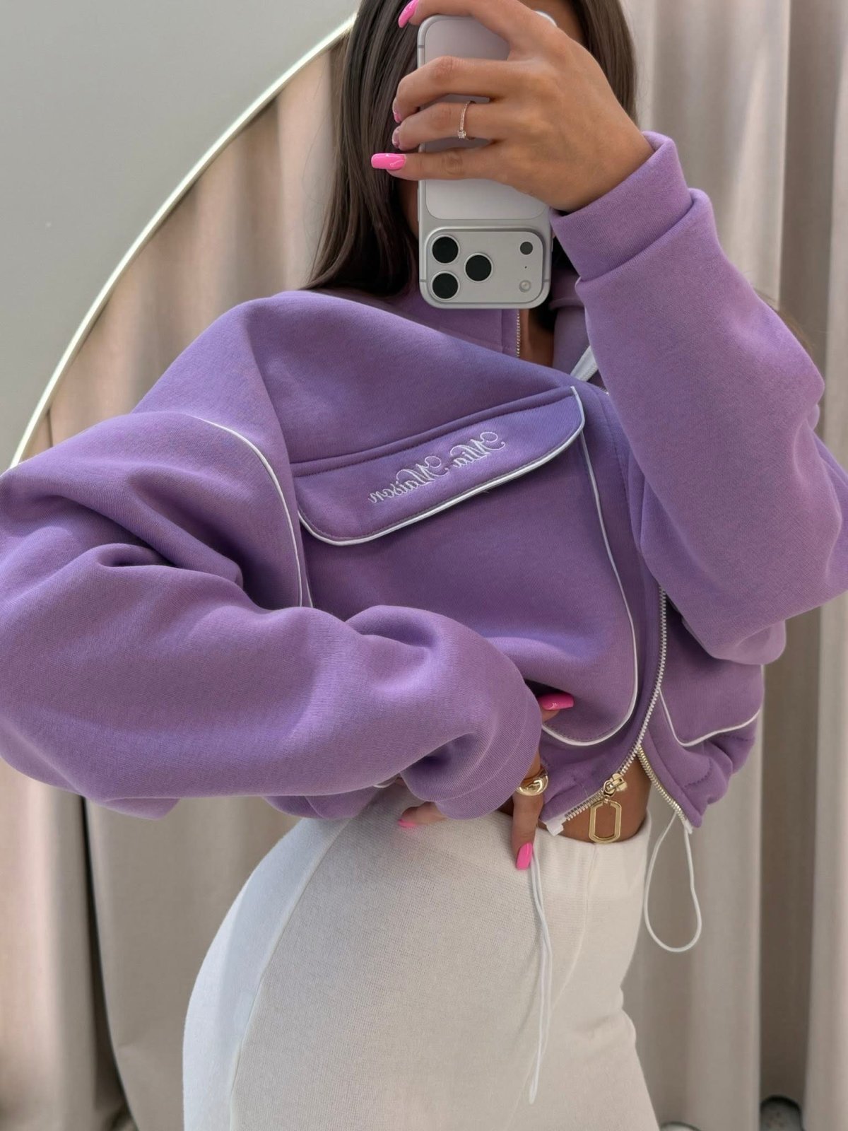 Bluza dresowa MADELYN, lila