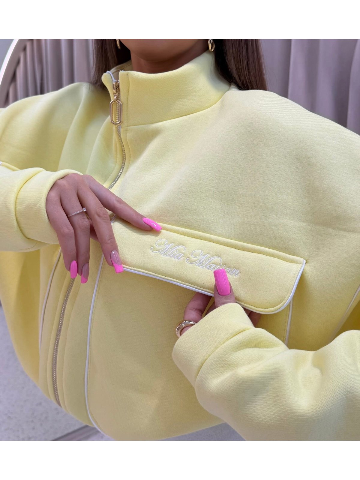 Bluza dresowa MADELYN, yellow