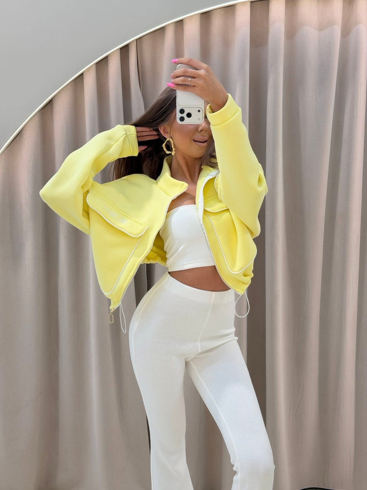 Bluza dresowa MADELYN, yellow