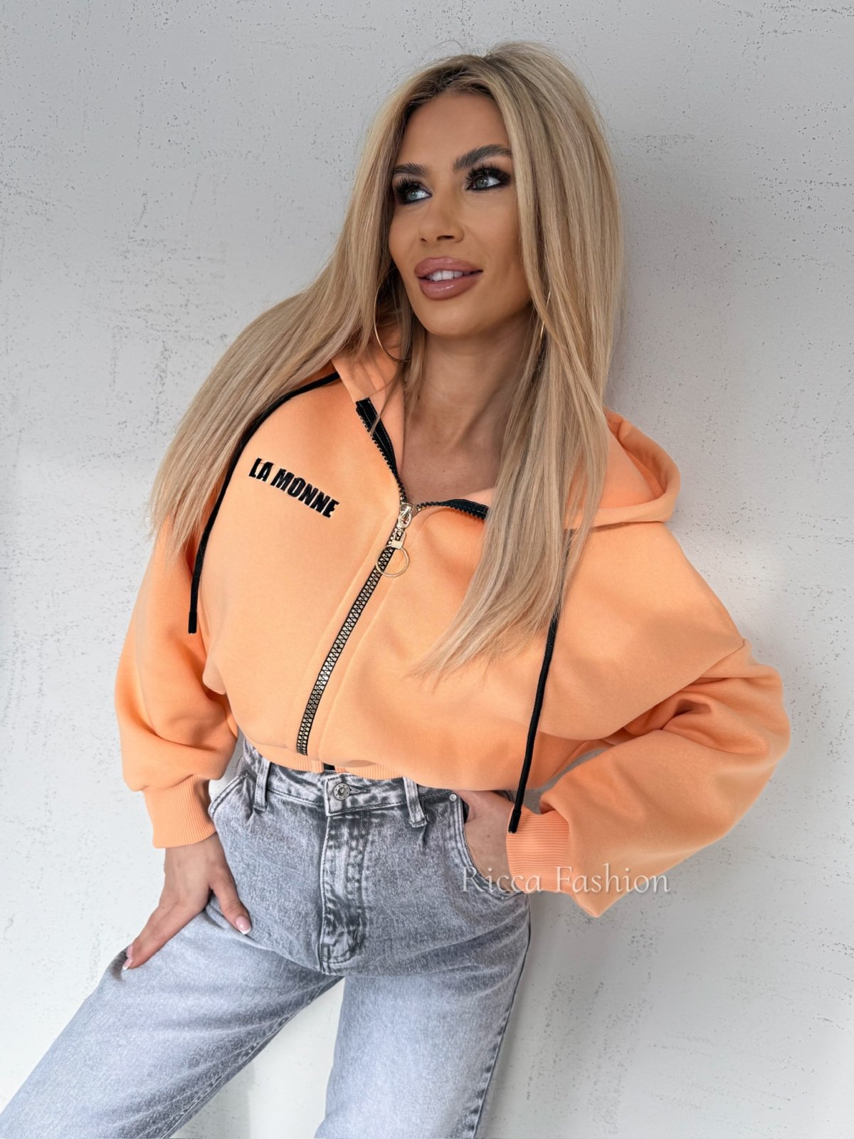 Bluza dresowa MONALISA, peach