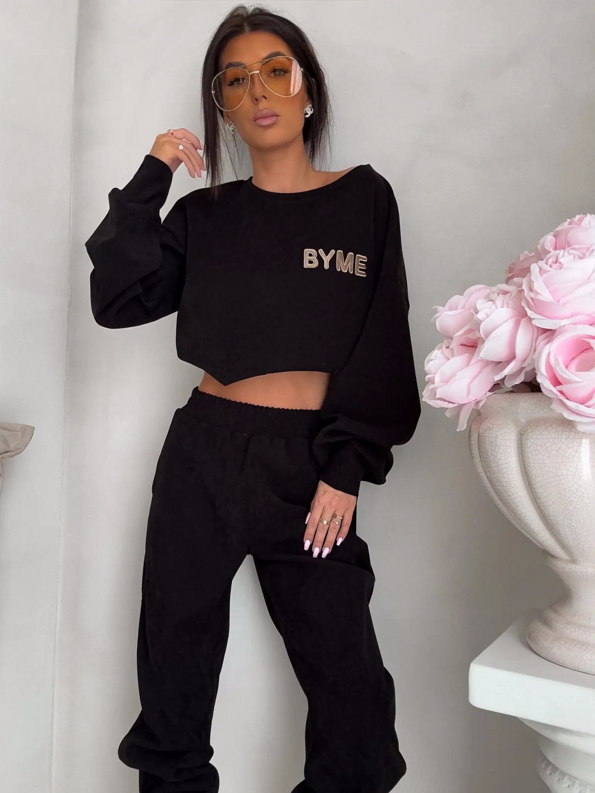 Komplet z bawełną NOIR, czarny