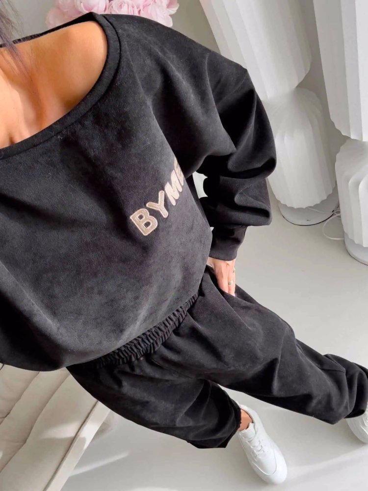 Komplet z bawełną NOIR, czarny