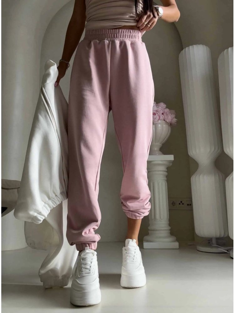 Spodnie dresowe CLASSIC, pudrowy róż