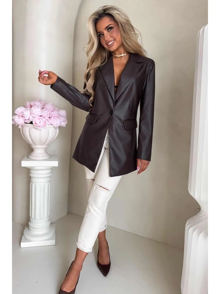 Marynarka LONG, woskowana...